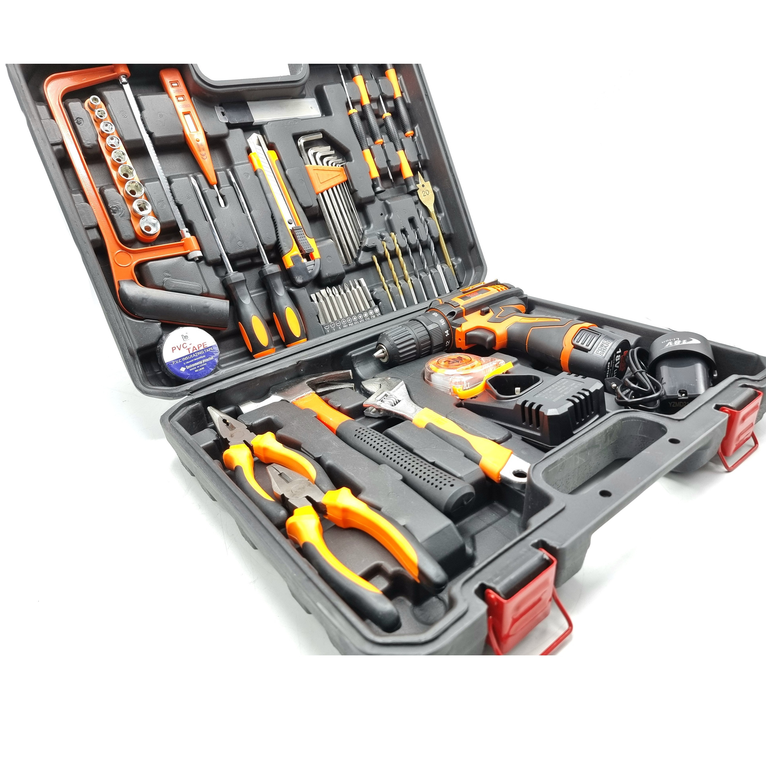 مجموعه 100 عددی دریل شارژی باس مدل LIFE_STYLE مجموعه 100 عددی دریل شارژی باس مدل LIFE_STYLE