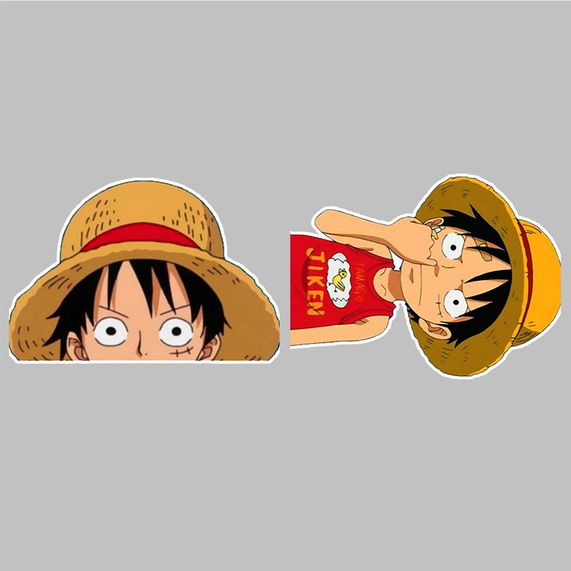 استیکر لپ تاپ کارنیکا طرح انیمه وان پیس مانکی دی لوفی مدل Anime One Piece-Monkey D. Luffy-2222024  مجموعه 2 عددی