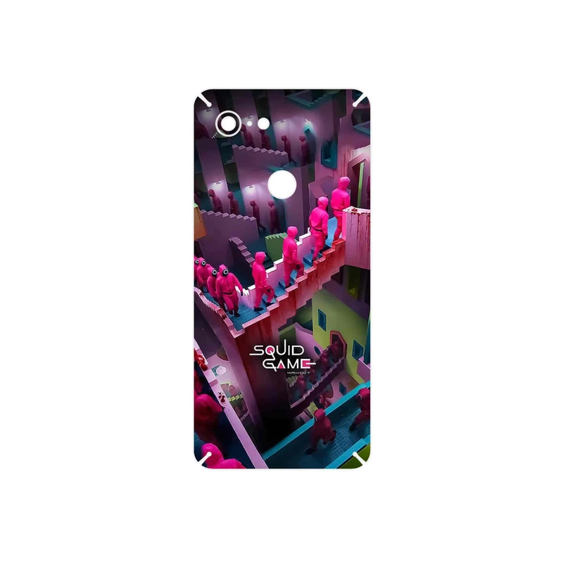 برچسب پوششی ماهوت مدل Squid Game مناسب برای گوشی موبایل گوگل Pixel 3