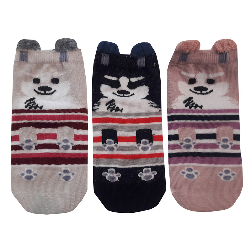 جوراب بچگانه مدل Yu 45 مجموعه ۳ عددی