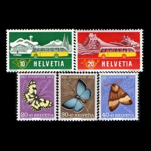 تمبر یادگاری مدل خارجی مجموعه 5 عددی 