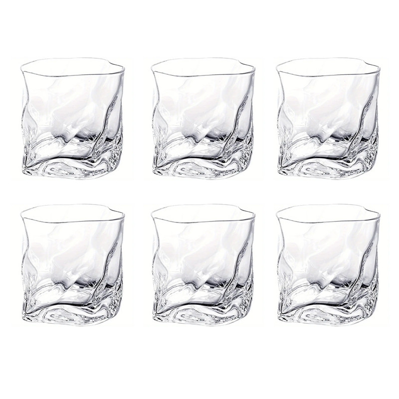 لیوان مدل دفرمه مجموعه 6 عددی