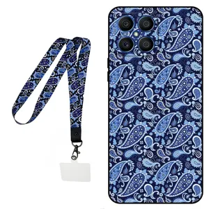 Megafone Paisley 0026 Cover For Honor X8 4G Mobile Neckband