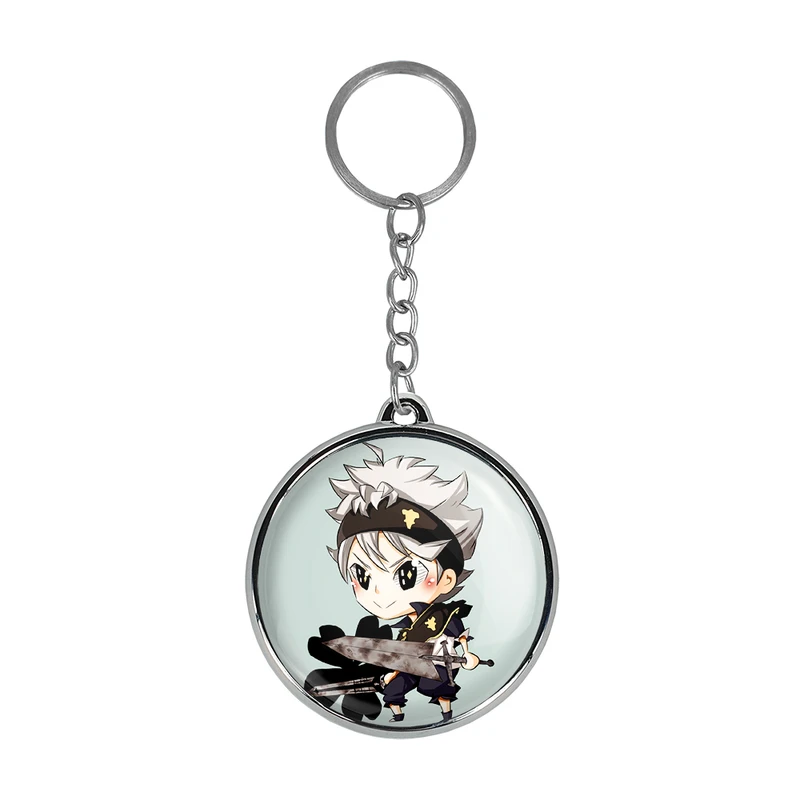 جاکلیدی خندالو طرح آستا انیمه بلک کلاور Black Clover مدل دوطرفه کد 1026210254