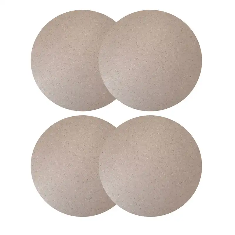 اسلایس چوبی مدل دایره کد 25 بسته 4 عددی