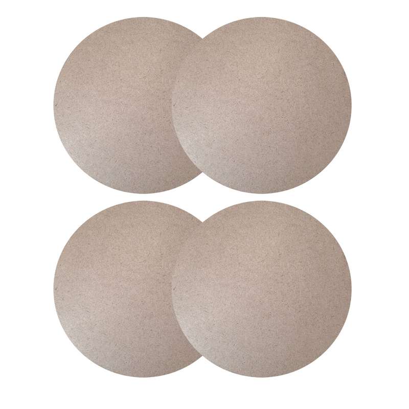 اسلایس چوبی مدل بیس خام ساعت cirrclle.25 بسته 4 عددی