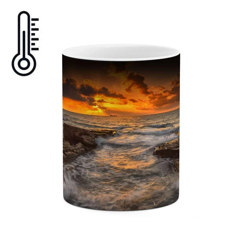 ماگ حرارتی کاکتی مدل منظره کد mgh17845