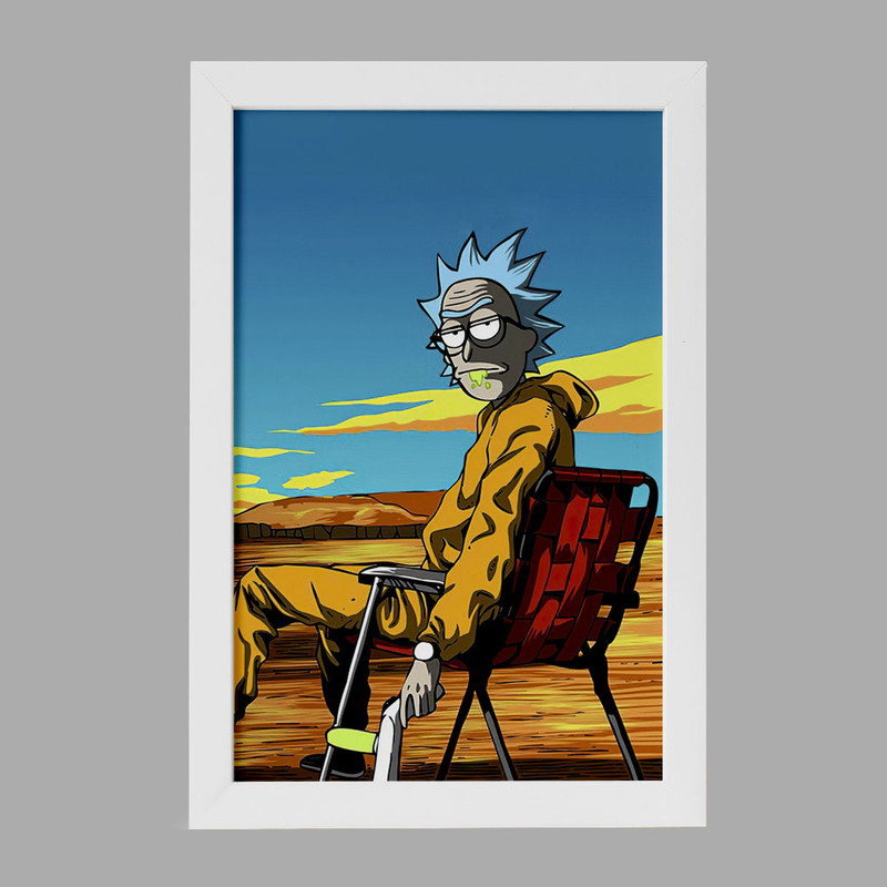 تابلو خندالو مدل انیمیشن ریک و مورتی Rick and Mort کد 26383
