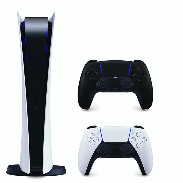 کنسول بازی سونی مدل PlayStation 5 Digital Edition ظرفیت 825 گیگابایت به همراه دسته اضافی