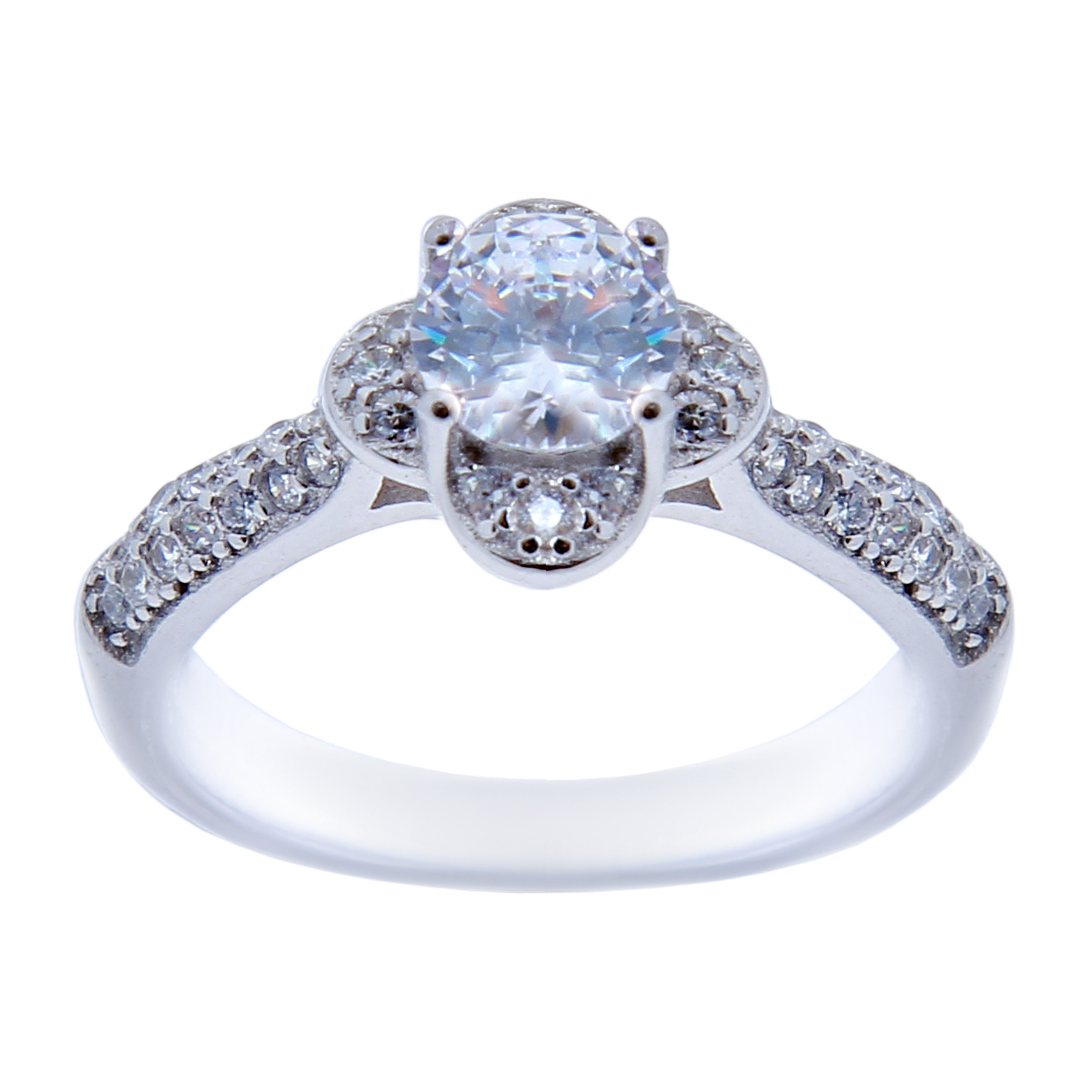  انگشتر نقره زنانه بازرگانی میلادی کد AWR_426