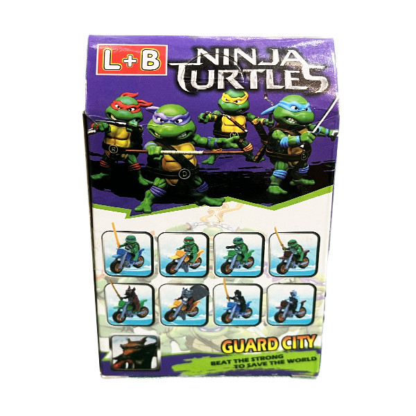 ساختنی دکول مدل قهرمان ها و نینجا کد 0261 بسته چهار عددی