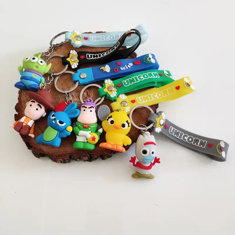 جاکلیدی مدل سیلیکونی طرح اسباب بازی و دوستان کد DB20 مجموعه 6 عددی