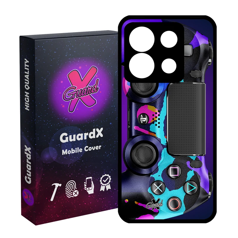 کاور گارد ایکس طرح PS4 Controller مدل Glass10089 مناسب برای گوشی موبایل شیائومی Redmi Note 13 5G