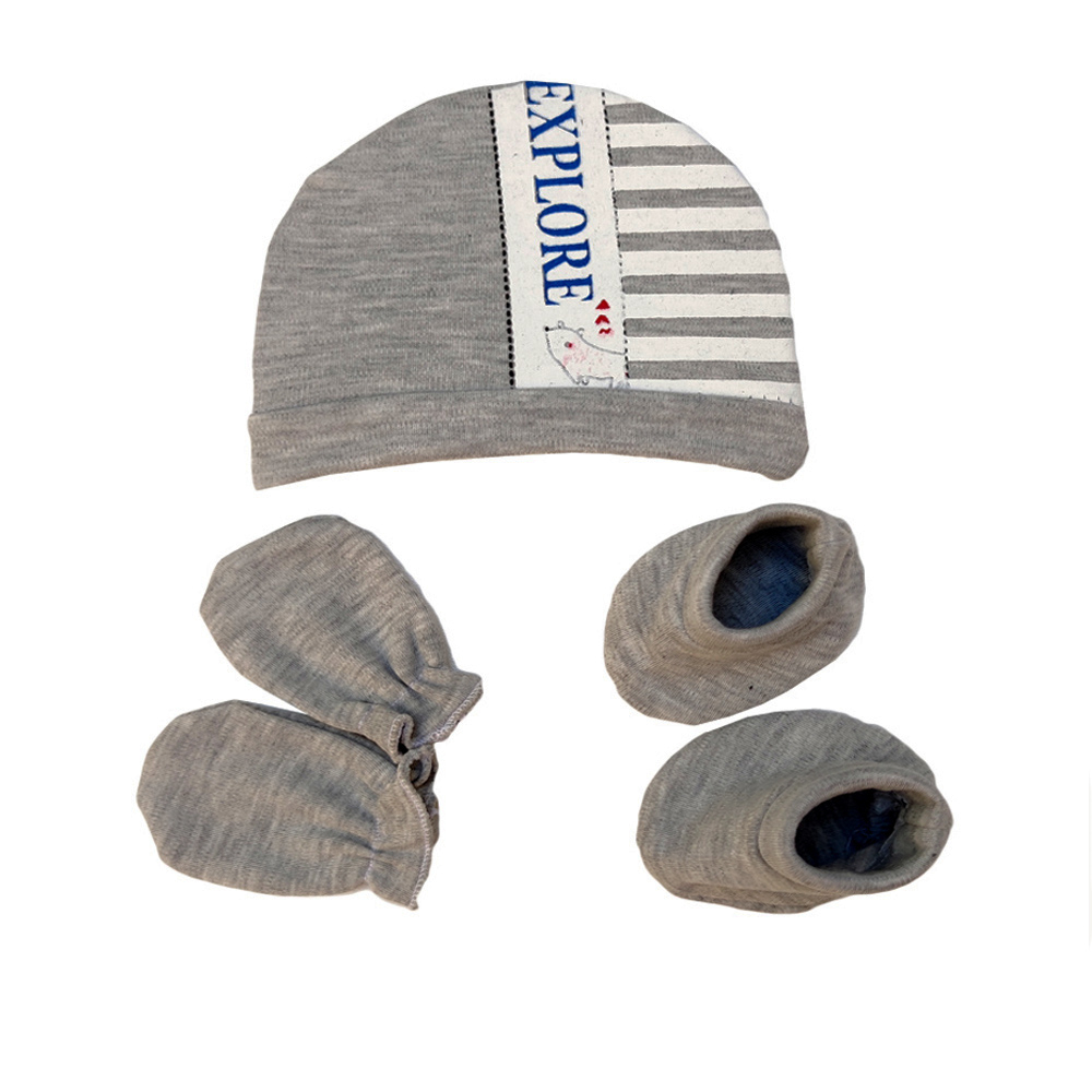 ست 3 تکه نوزادی طرح EXPLOR مدل 003