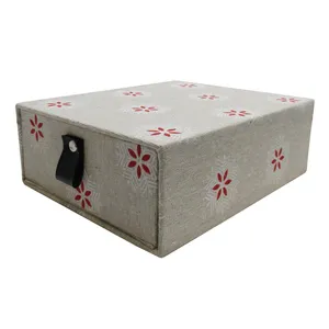 ارگانایزر هوم اند لایف مدل جعبه یولین کشویی طرح گل دار فانتزی کد 540000