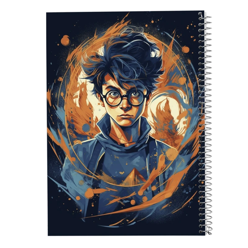 دفتر مشق 50 برگ مدوپد مدل هری پاتر harrypotter کد DF10211