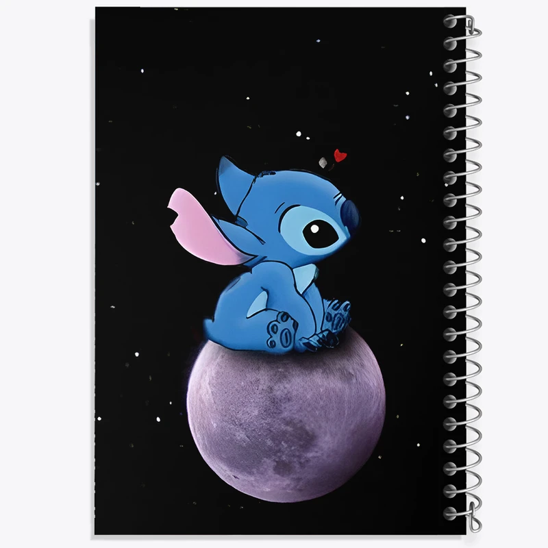 دفتر ژورنال نویسی 50 برگ خندالو مدل نقطه ای طرح استیچ (Stitch) کد 37186