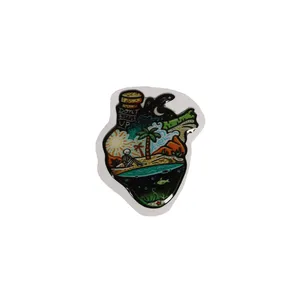 برچسب ژله ای طرح قلب طبیعت کد 5*4