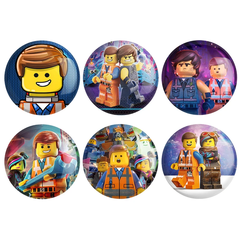 مگنت خندالو طرح LEGO کد 236A مجموعه 6 عددی