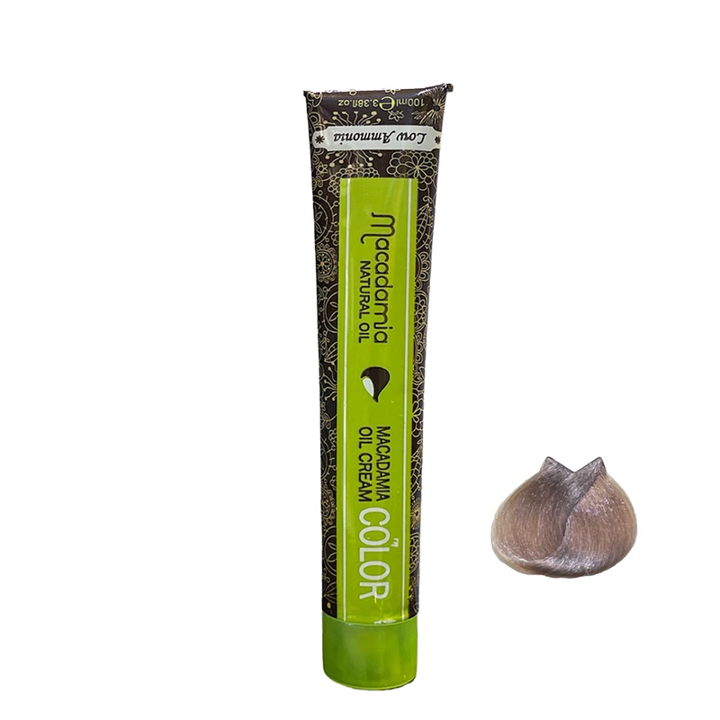 رنگ مو ماکادامیا شماره 08.13 حجم 100 میلی لیتر رنگ بلوند شنی روشن