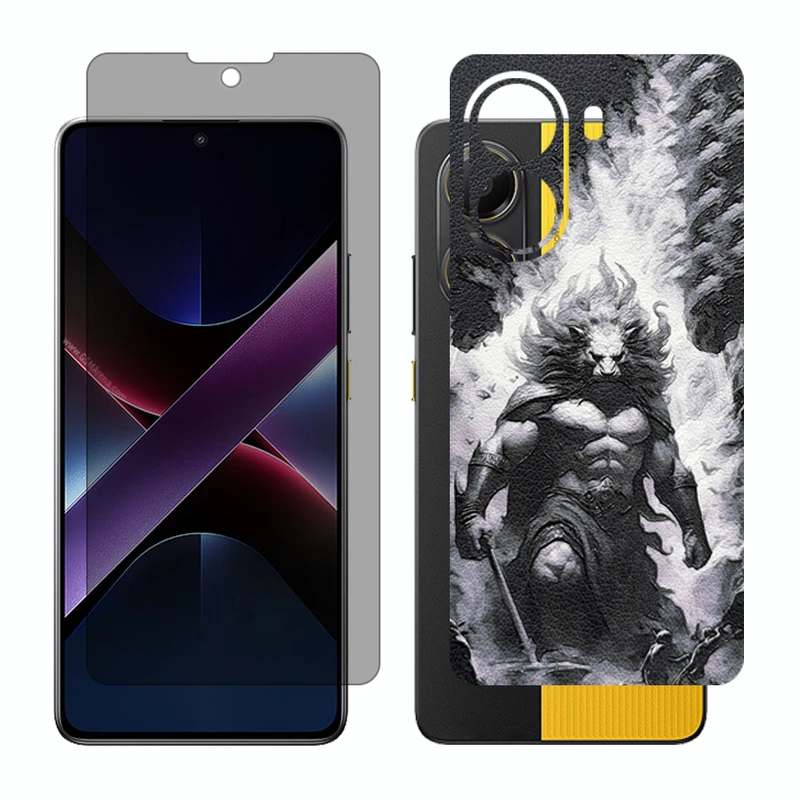 محافظ صفحه نمایش حریم شخصی گلس مدل Together مناسب برای گوشی موبایل شیائومی Poco X7 Pro به همراه برچسب پوششی