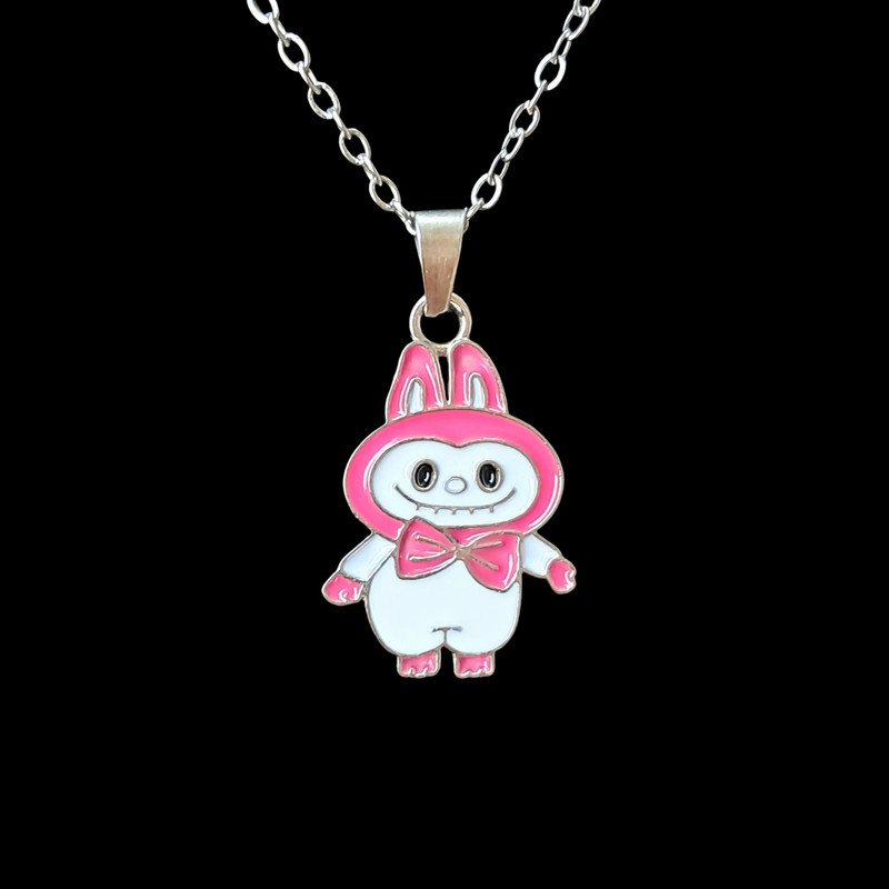 گردنبند دخترانه مدل عروسک لبوبو کیوت مدل Artcty2