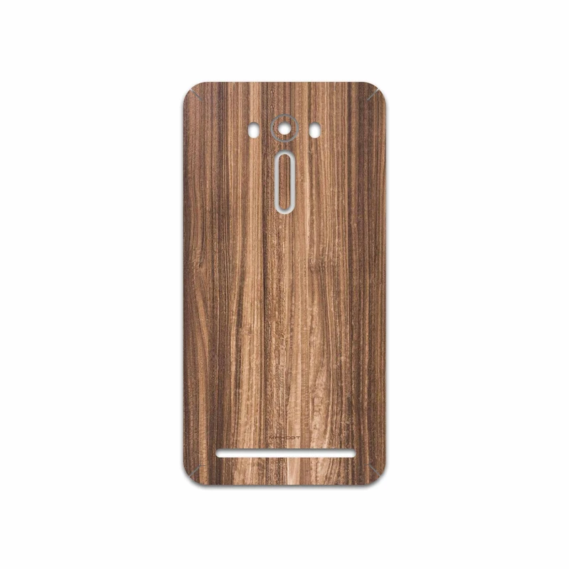 برچسب پوششی ماهوت مدل Light Walnut Wood مناسب برای گوشی موبایل ایسوس Zenfone 2 Laser
