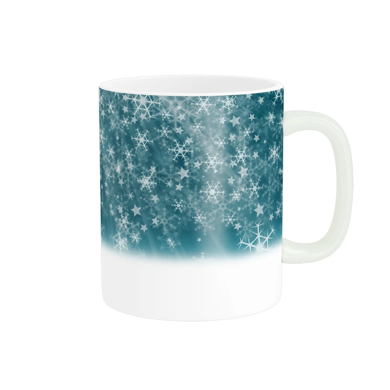 ماگ طرح نقاشی برف زمستانی کد 1550