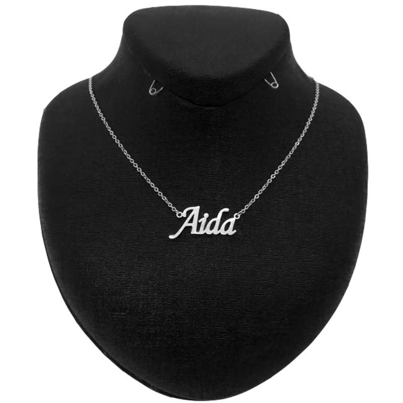 گردنبند نقره طرح آیدا کد 001 گردنبند نقره طرح آیدا کد 001