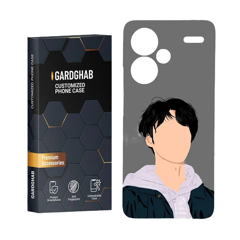 کاور گارد قاب مدل پسرانه مناسب برای گوشی موبایل شیائومی redmi note 13 pro plus 5g