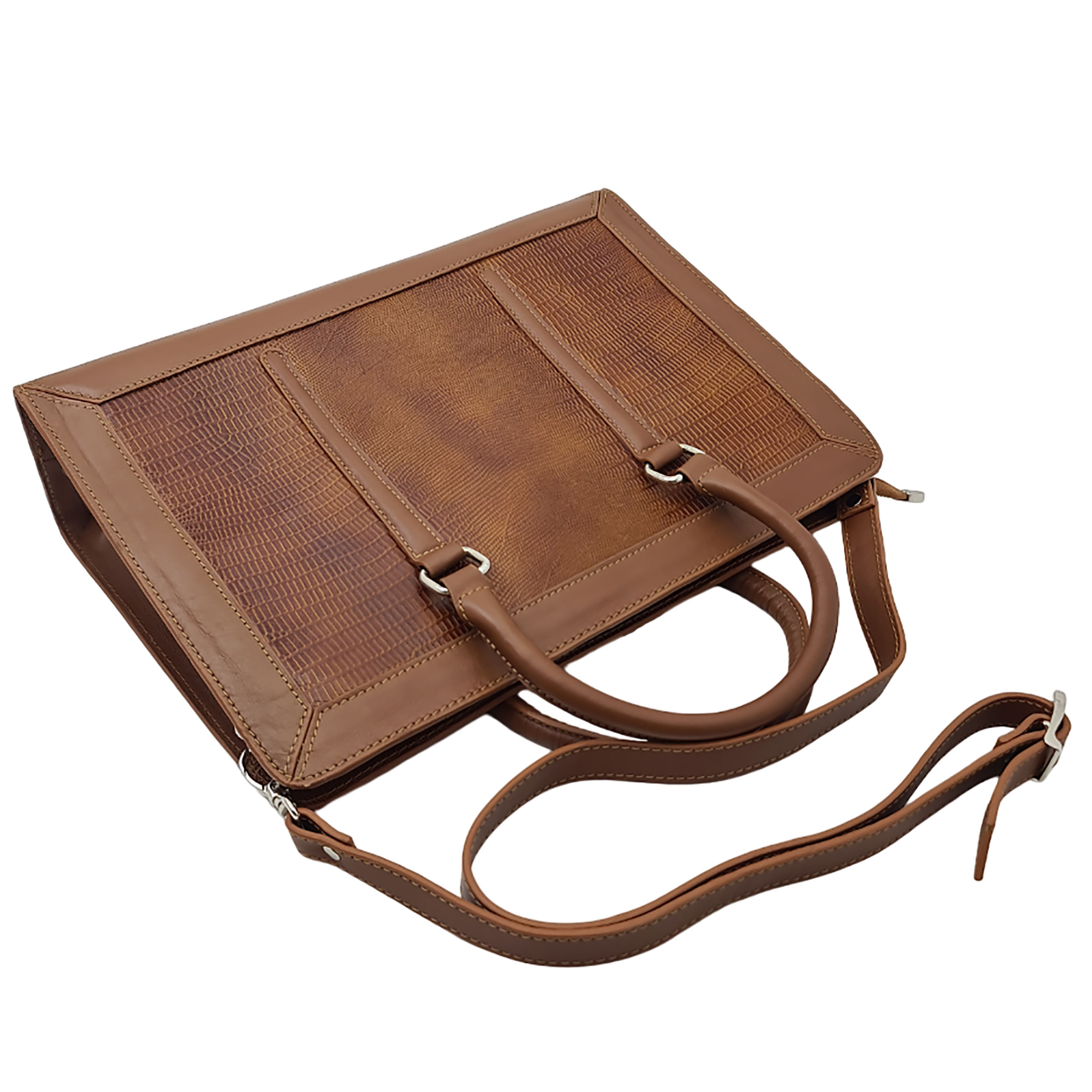 کیف دستی زنانه مدل آریوس چرم طبیعی گاوی کد S_2880