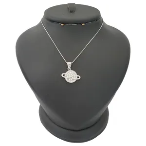 گردنبند نقره زنانه ترمه ۱ مدل سیاره کد smed 1107