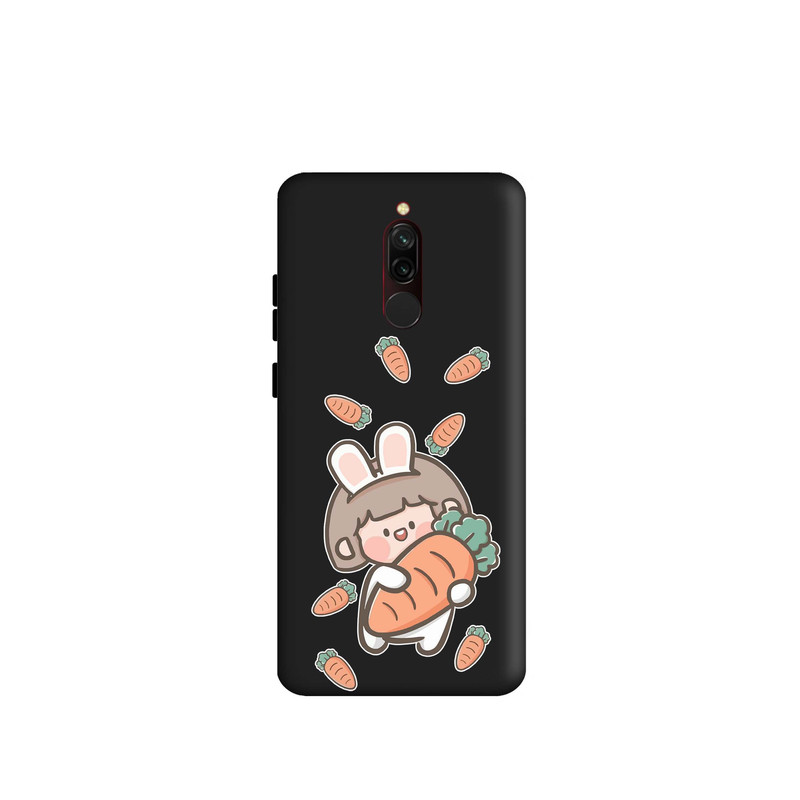 کاور طرح دختر و هویچ کد m2666 مناسب برای گوشی موبایل شیائومی Redmi 8
