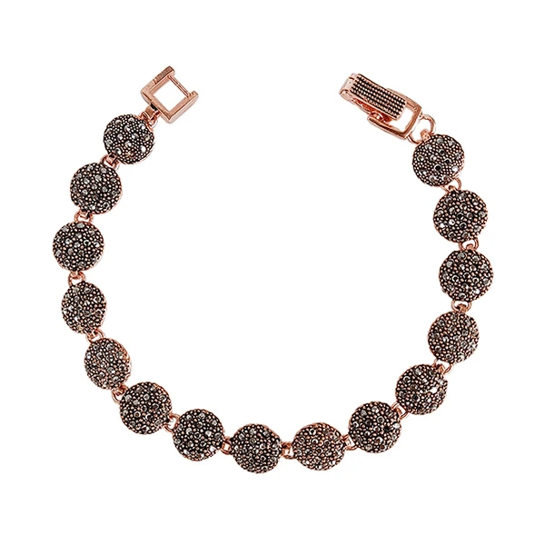 دستبند زنانه مدل دایره توپر کد JW518