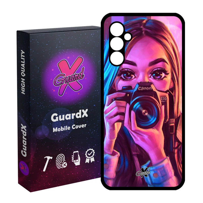 کاور گارد ایکس طرح دختر مدل Glass10288 مناسب برای گوشی موبایل سامسونگ Galaxy A24/A24 4G/M34 5G