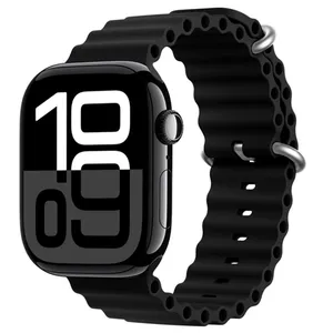 ساعت هوشمند 45 میلی متری مدل KW80 Max با بند سیلیکونی