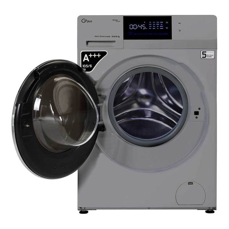 ماشین لباسشویی جی پلاس مدل GWM-MD1069T ظرفیت 10.5 کیلوگرم