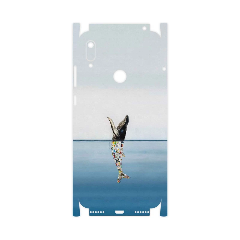 برچسب پوششی ماهوت مدل Collage of Sea Trash-FullSkin مناسب برای گوشی موبایل هوآوی Y6 Prime 2019