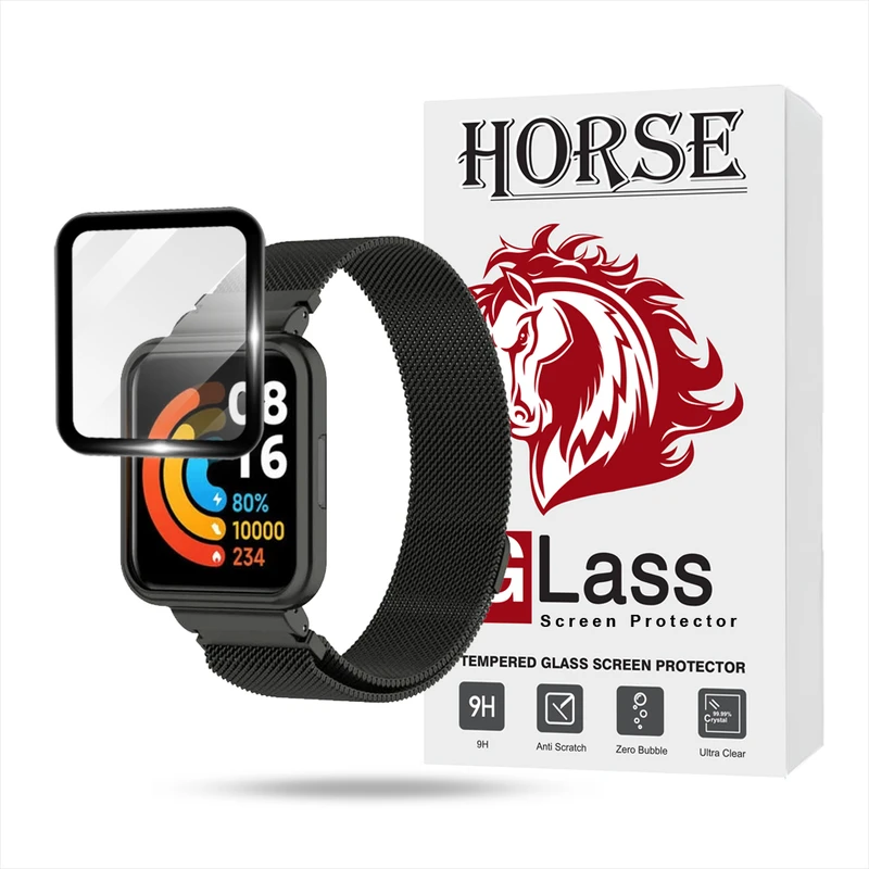   محافظ صفحه نمایش هورس مدل PMMWH مناسب برای ساعت هوشمند شیائومی Redmi Watch 2 Lite
