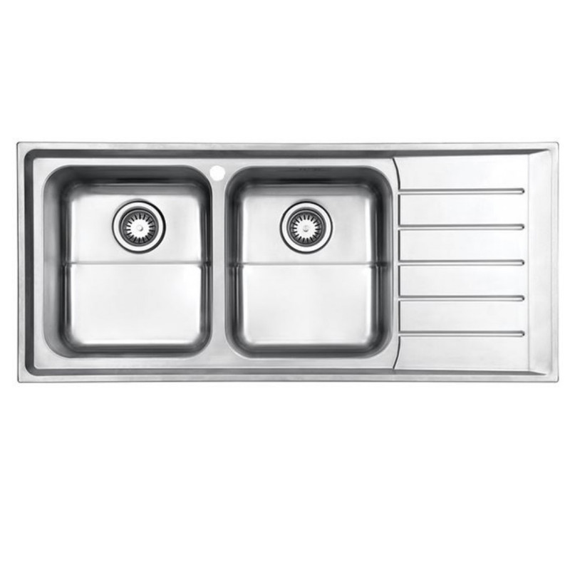 سینک ظرفشویی استیل البرز مدل 735 توکار