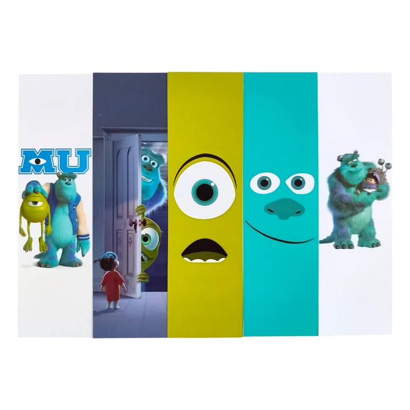 نشانگر کتاب مدل کارخانه هیولا ها بسته ۵ عددی