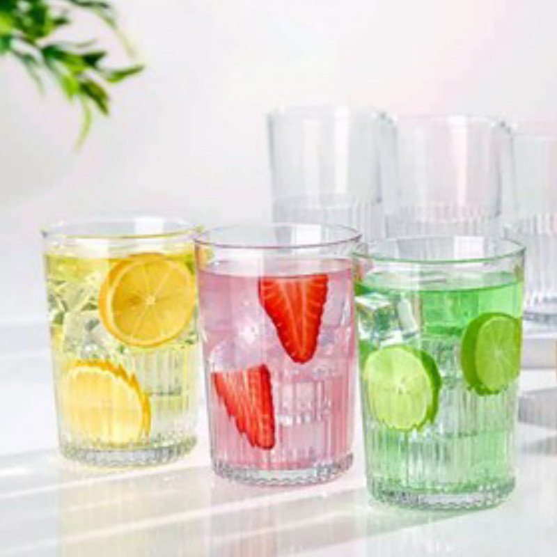 لیوان لیمون مدل شیاردار کد 350Ml بسته 3 عددی لیوان لیمون مدل شیاردار کد 350Ml بسته 3 عددی