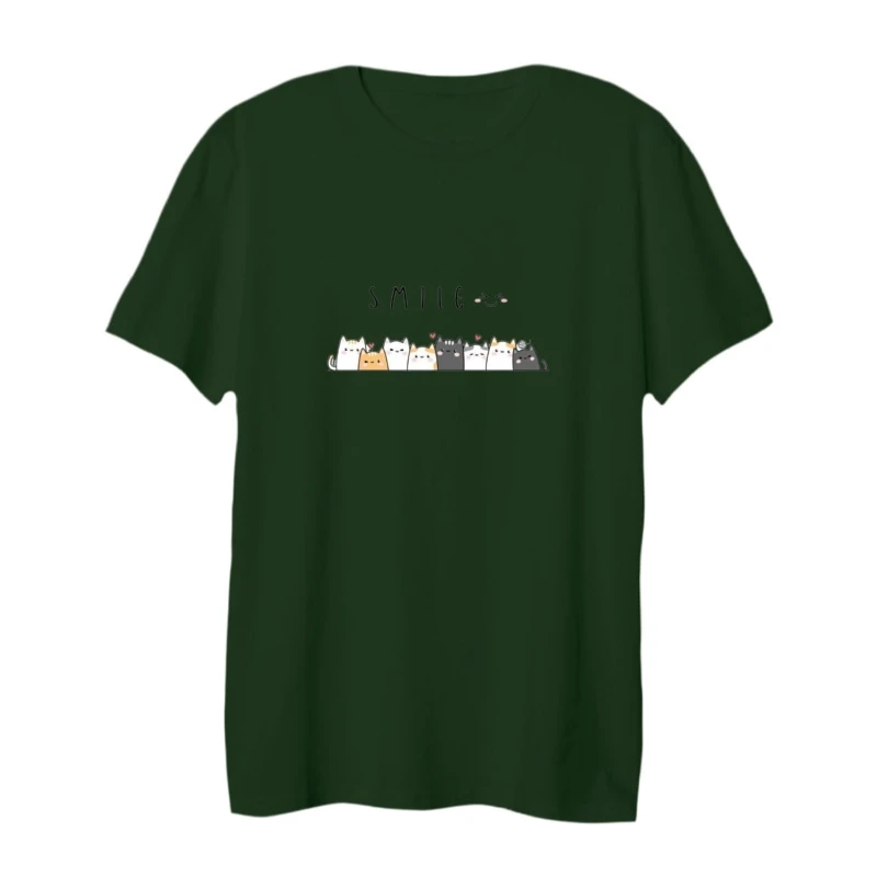 تی شرت لانگ آستین کوتاه زنانه مدل دوستان گربه ای