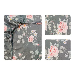 سرویس ملحفه آدنو مدل رز کد IR122 دونفره 3 تکه