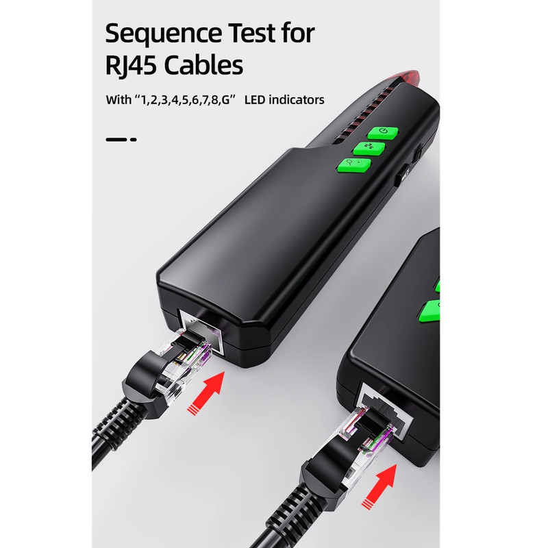 تستر کابل شبکه و ردیاب ولتاژ مستک مدل WT-58DL