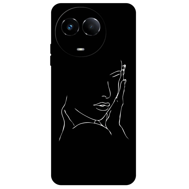 کاور مگافون طرح دخترانه مدل 8153 مناسب برای گوشی موبایل ریلمی 11 5G / 11X    