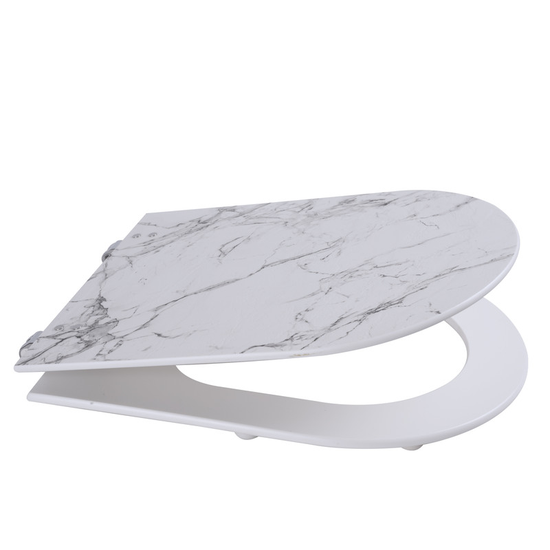 در توالت فرنگی مدل سنگ کوارتز نیم دایره امرالد