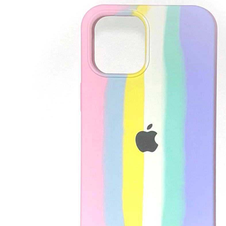کاور مدل رنگین کمان مناسب برای گوشی موبایل اپل Iphone 12 Pro Max 