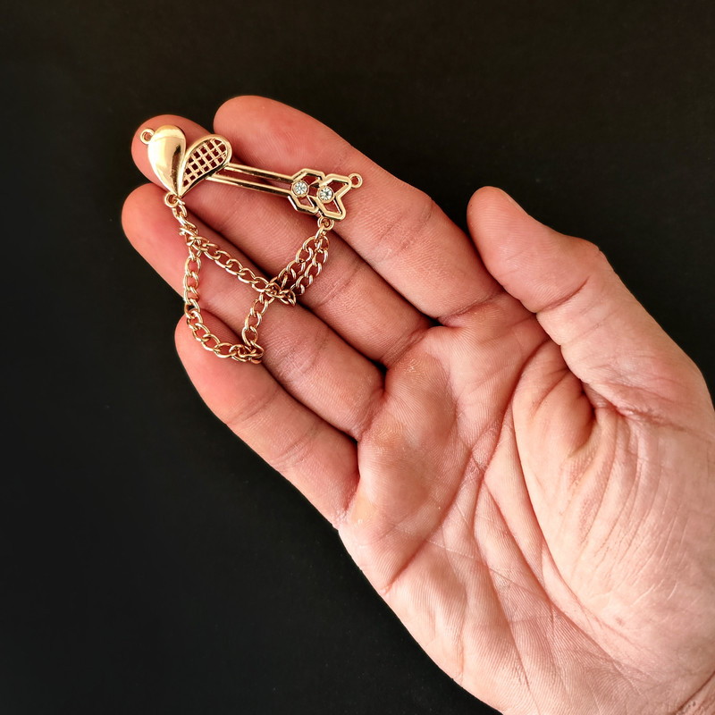 سنجاق سینه زنانه مدل عشق کد GH10-T