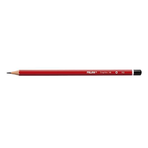 مداد مشکی میلان کد 80001 بسته 12 عددی